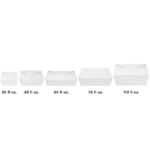 [450 ct] Paper Take-Out Boxes | #1 | 30 oz | White - Image 4