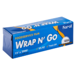 12" x 2000' WRAP N'GO Foodservice Film with Serrated Cutter - Image 2