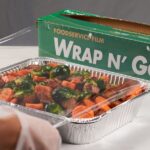18" x 2000' WRAP N'GO Foodservice Film with Serrated Cutter - 1 Roll