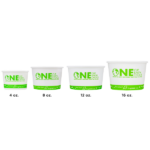 Karat Earth 16oz Eco-Friendly Paper Food Containers (114.6mm), Generic Print - 500 pcs - Image 3