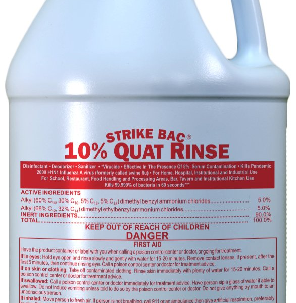 Genlabs Strike Bac® 10% Quat Rinse