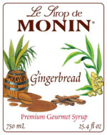 Monin Gingerbread Syrup - Bottle (750mL) - Image 2