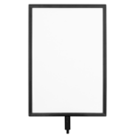 [Black] 8.5" x 12.5" Guidance Stanchion Sign Holder - Image 4