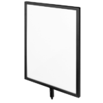 [Black] 8.5" x 12.5" Guidance Stanchion Sign Holder - Image 5