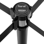 38" Black Guidance Stanchion with 78" Black Retractable Belt - Set of 2 - Image 5