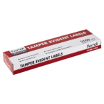[2,500 ct] Tamper Evident Labels (1 1/2” x 2 1/3”) - Image 2