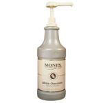Monin White Chocolate Sauce - Bottle (64oz) - Image 2