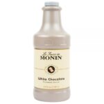 Monin White Chocolate Sauce - Bottle (64oz)
