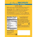 Monin Sugar Free Irish Cream Syrup - Bottle (750mL) - Image 2