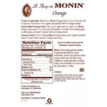 Monin Orange Syrup - Bottle (750mL) - Image 3