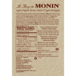 Monin Agave Nectar Organic Sweetener Syrup - Bottle (750mL) - Image 2