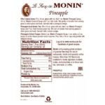 Monin Pineapple Syrup - Bottle (750mL) - Image 3