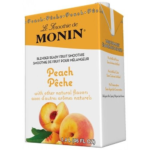 Monin Peach Fruit Smoothie Mix - Carton (46oz)
