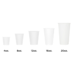 Karat Earth 16oz Eco-Friendly Paper Hot Cups (90mm), White - 1,000 pcs - Image 3