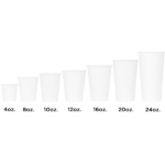 [600 ct] 20 oz Paper Coffee Cups | White | 90 mm - Image 11