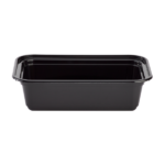 [150 sets] 24 oz PP Plastic Microwavable Rectangular Food Containers & Lids, Black - Image 5