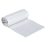 [1,000 Bags] High Density 12-16 Gallon Trash Bags 24x33 clear 6 micron liners Karat wholesale Packer Janitorial California waste management.