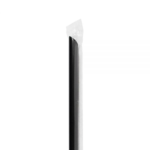 [2,500 ct] Giant Straws | Diagonally Cut | Individually Wrapped | Black (0.31" x 9") - Image 2
