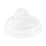 [1,000 ct] Plastic Dome Sipper Lids | PET | 98 mm | Half-Moon Flip Lid - Image 9