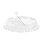 [1,000 ct] Plastic Dome Sipper Lids | PET | 98 mm | Half-Moon Flip Lid - Image 6