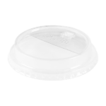 [1,000 ct] Plastic Dome Sipper Lids | PET | 98 mm | Half-Moon Flip Lid - Image 7