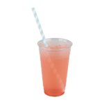 Karat Earth 10.25" Giant Paper Spiral Straw (7mm) Paper Wrapped, Blue & White - 1,200 pcs