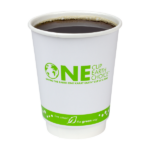 Karat Earth 12oz Eco-Friendly Insulated Paper Hot Cups (90mm), Generic Print- 500 pcs - Image 2