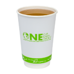 Karat Earth 16oz Eco-Friendly Insulated Paper Hot Cups (90 mm), Generic Print - 500 pcs