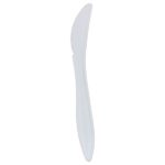 [1,000 ct] PP Plastic Plastic Medium Weight Knives, White - Image 2