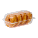 Karat Earth 9''x5'' PLA Hinged Container - 250 pcs - Image 2