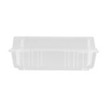 Karat Earth 9''x9" PLA Hinged Container, Clear - 200 pcs - Image 3