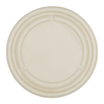 Karat Earth Bagasse Flat Lid for 16-24 oz Bagasse Take Out Bowl, Round - 500 pcs - Image 3