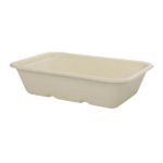 Karat Earth 16oz Natural Bagasse Take Out Container, Rectangular - 500 pcs - Image 5