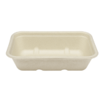 Karat Earth 16oz Natural Bagasse Take Out Container, Rectangular - 500 pcs - Image 6