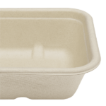 Karat Earth 16oz Natural Bagasse Take Out Container, Rectangular - 500 pcs - Image 8