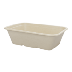 Karat Earth 20oz Natural Bagasse Take Out Container, Rectangular - 500 pcs - Image 5