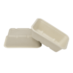 Karat Earth 20oz Natural Bagasse Take Out Container, Rectangular - 500 pcs - Image 9