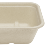 Karat Earth 20oz Natural Bagasse Take Out Container, Rectangular - 500 pcs - Image 8
