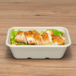 Karat Earth 20oz Natural Bagasse Take Out Container, Rectangular - 500 pcs - Image 3