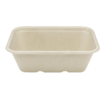 Karat Earth 24oz Natural Bagasse Take Out Container, Rectangular - 500 pcs - Image 2