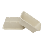 Karat Earth 24oz Natural Bagasse Take Out Container, Rectangular - 500 pcs - Image 6
