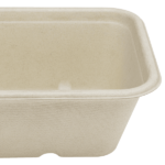 Karat Earth 24oz Natural Bagasse Take Out Container, Rectangular - 500 pcs - Image 9