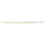 Karat Earth 8.75" Giant PLA Straw (7mm) Paper Wrapped, Clear - 2,500 pcs - Image 3