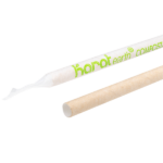 Karat Earth 7.75" Paper Jumbo Straw Paper Wrapped, Kraft - 2,000 pcs - Image 2