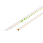 Karat Earth 9" Jumbo Paper Straw Wrapped, White - 1,200 pcs - Image 3