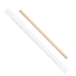 Karat Earth 7.75" Giant Paper Straw Paper Wrapped, Kraft - 2,000 pcs - Image 4