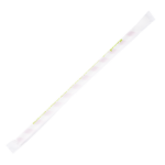 Karat Earth 9" Giant Paper Straw Wrapped, Red & White - 1,200 pcs - Image 4