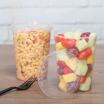 Karat Earth Lid for 8-32 oz. PLA Deli Container (117mm), Clear - 500 pcs