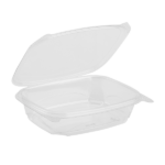 Karat Earth 24oz PLA Hinged Deli Container - 200 pcs - Image 3