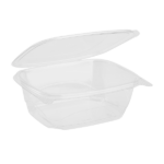 Karat Earth 32oz PLA Hinged Deli Container - 200 pcs - Image 3